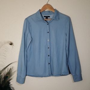 Forever 21 light denim button down
